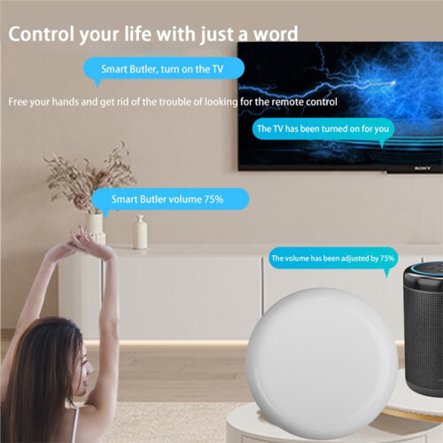 WiFi IR Remote Control  Home Remote Universal Infrared Controller for Air Conditioner White 2