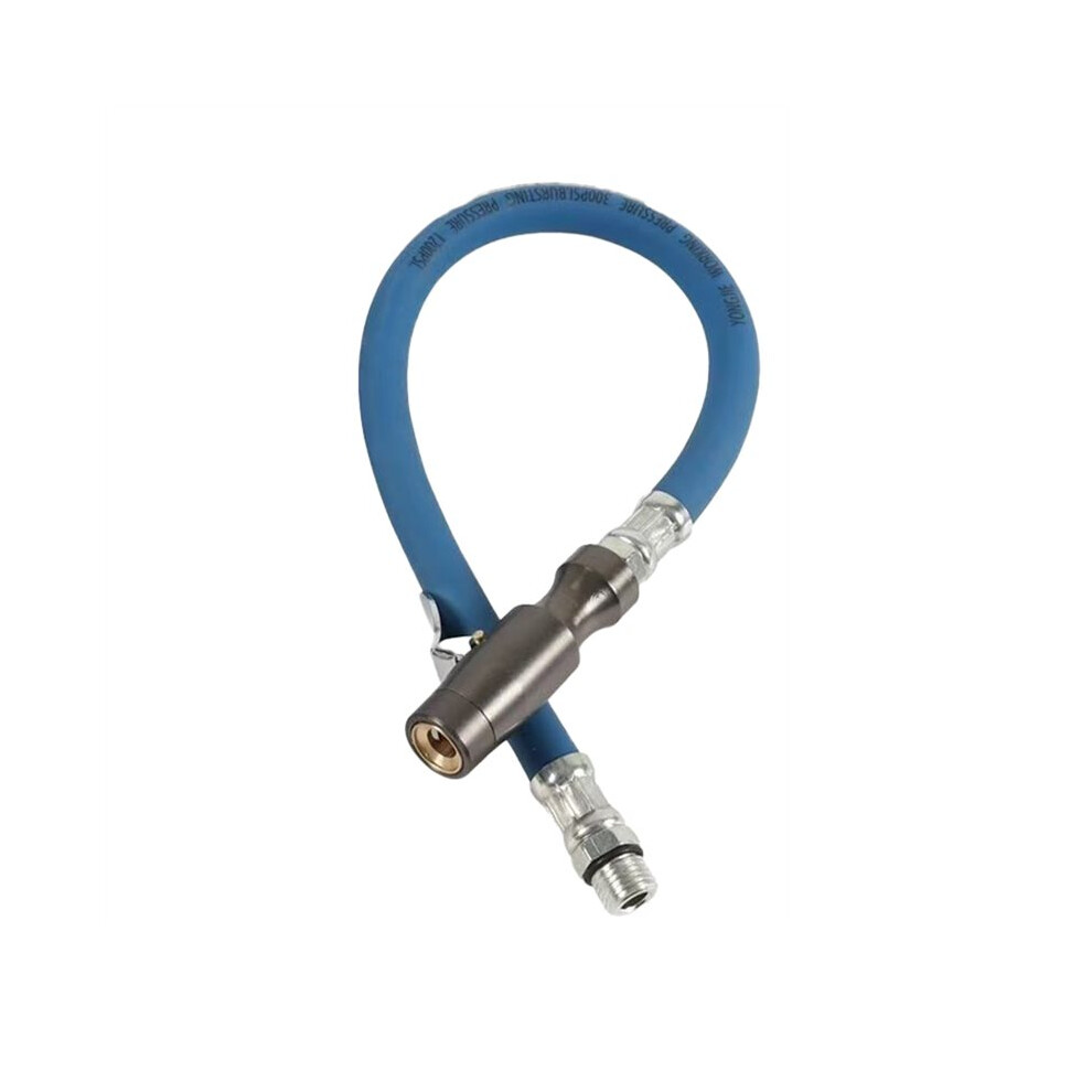 Tire Inflator Hose Inflatable Adapter Twist Tyre Air Pump Extension Tube Connection Locking Air Chuck Bike Moto Tauoh