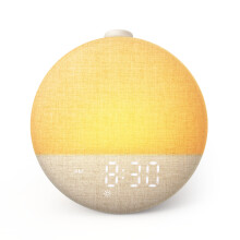 Dreamegg Sunrise Alarm Clock, Wake Up Light White Noise Machine 29 Sounds, One-Click Favorite Sleep Mode, 10 Colors Night Light, Digital Alarm Clocks