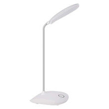DEEPLITE LED Desk Lamp with Flexible Gooseneck, 3 Levels Brightness, Battery Operated, 5W Touch Control, Compact Portable