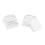 10pcs XDA Profile Transparent Keycaps for MX Mechanical Keyboards Blank PC Caps 5