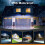 MEIKEE 42W Security Lights Outdoor Motion Sensor 3600LM PIR Floodlights 5