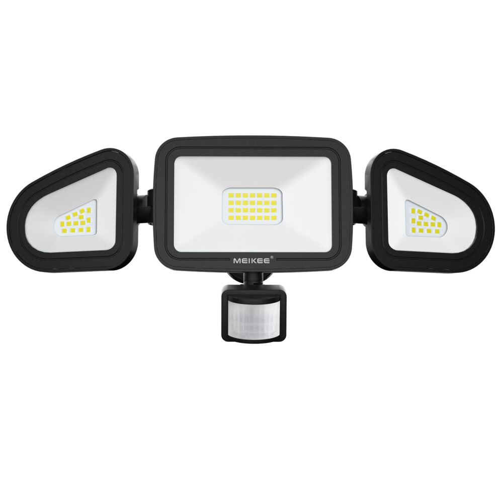 Meikee Security Lights Outdoor Motion Sensor 42W Pir Sensor Security Light Motion Sensor Floodlight 3600 Lumen Ip66 Waterproof 6500K Cold White Outdo 32544084