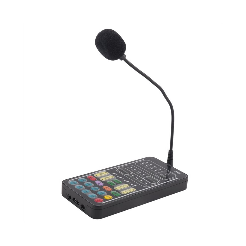 I9 Sound Card Voice Changer, Multifunctional Sound Effects Gameslive Streaming, Smartphones, Portable Audio Modulator 6033885299270