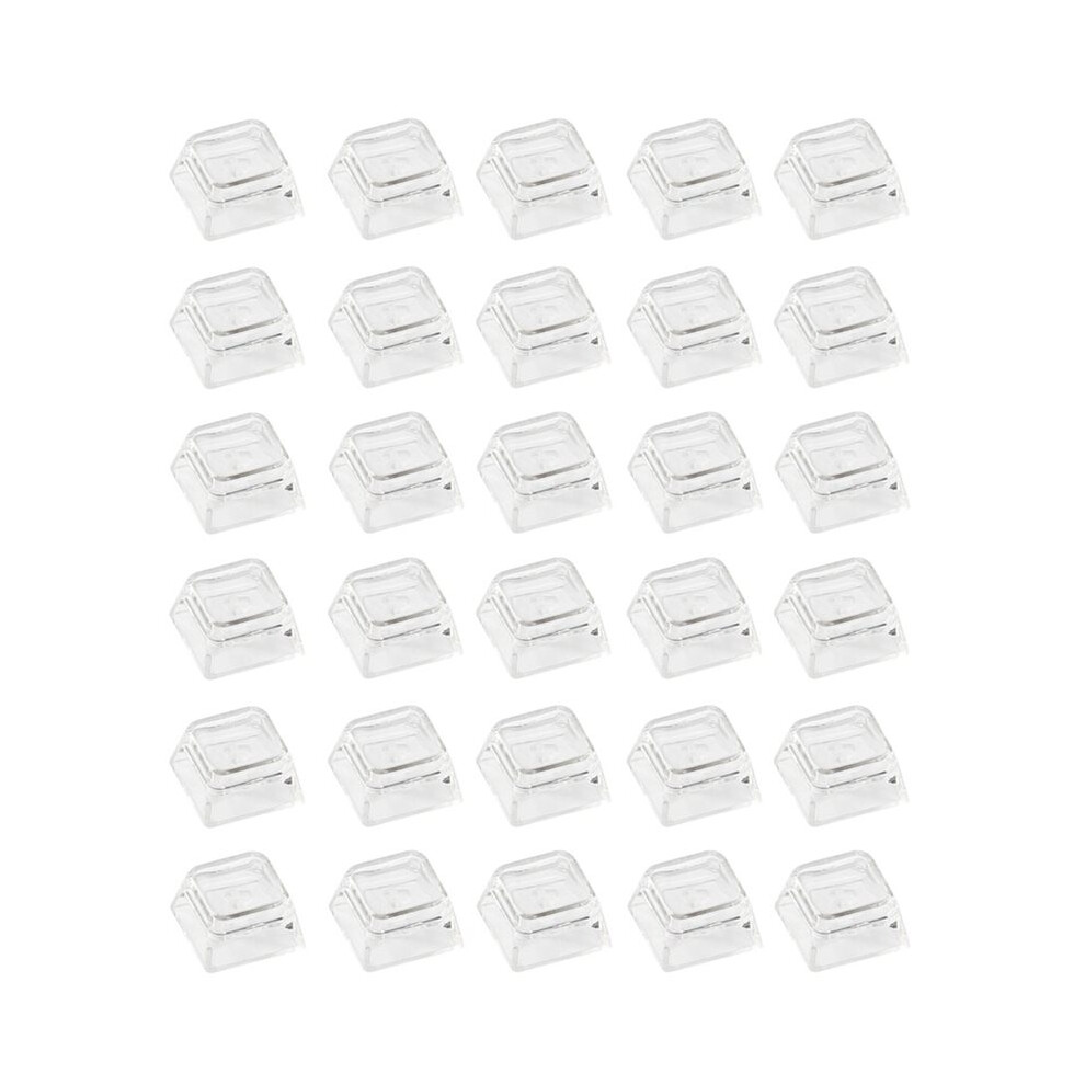 30Pcs Xda Profile Transparent Keycaps For Mx Mechanical Keyboards Blank Pc Caps 6133606728642