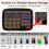 Battery Organizer Storage Case with Tester, Battery Vault Bag Fireproof Explosionproof Holder Battery Storage Case 4
