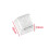 30pcs XDA Profile Transparent Keycaps for MX Mechanical Keyboards Blank PC Caps 6
