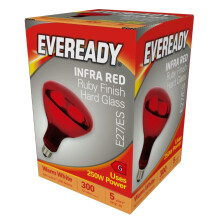 Eveready 250 Watt Finish Hard Glass Edison Screw E27 Infra