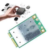 QCA9880 WLE900VX WLAN-Karte 1300 Mbit/S 5 GHz -PCIe-WLAN-Adaptermodul für Windows 7, 8, 10, 11, für Linux und OpenWrt