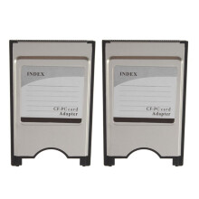 2PCS Compact Flash CF to PC Card CF to PCMCIA Adapter Cards Reader for Laptop Notebook