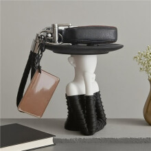Modern Minimalist Humanoid Key Storage Ornaments, Porch Desktop Decorative Tray, High-End Home Accessories.
