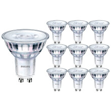 Philips LED CorePro GU10 Spotlight 4W (50W Halogen Replacement), Glass Dimmable LED Spot Light Bulb, 3000K Neutral White, Energy Efficient Downlight