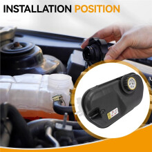 C2Z11668 Coolant Expansion Overflow Tank Cooling Water Tank for XF X250 XJ X351 2.7 D & 3.0 D 2009-2015