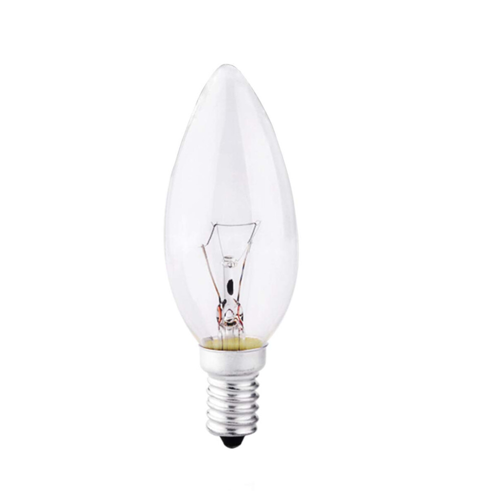 Small Screw Candle Bulbs 40Watt, 10Pack Clear Edison Screw In Bulb Ses /E14, 420Lm, Warm White 2700K, 240V 66905714