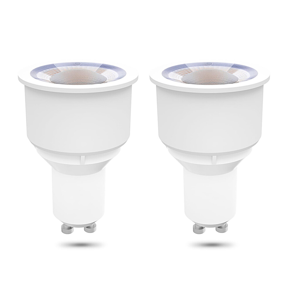 Luxvista 9W Gu10 Long Neck Led Reflector Bulbs, 6000K Cool Long Barrel Non-Dimmable Led Bulbs, 75-90W Halogen Bulbs Equivalent, 2-Pack White 83974069