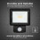 Luceco Luceco Outdoor Security LED Floodlight with PIR Motion 3