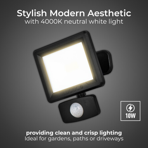 Luceco Luceco Outdoor Security LED Floodlight with PIR Motion 1