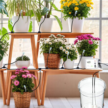 WIFI Dual Pump Automatic Waterer Phone Remote Control Balcony Flower Gardening Potted Plant Irrigation EU Plug