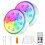 vsshe Pool Lights, 2 Pack Rechargeable Submersible LED Lights with Remote, IP68 Waterproof 16 Colors Changing, Timer function Underwater Pool Light, 1