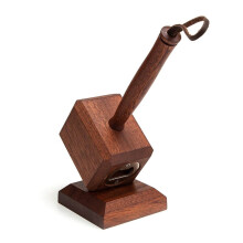 Flaschenöffner mit Thors Hammer, Personalisierbar, Magnetischer Bieröffner Aus Holz, Kreatives Heimornament Aus Schwarzem Walnussholz