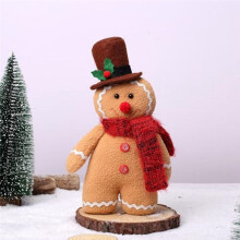 Christmas Gingerbread Plush Doll, Gingerbread Plush Toys Christmas Gingerbread Pillows Stuffed Gingerbread Doll