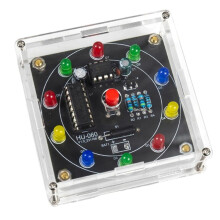 Elektroniczne KołO SzczęśCia Zestaw do Samodzielnego MontażU Shake LED KołO Loterii Zabawny Zestaw do Produkcji PCB dla PocząTkująCych