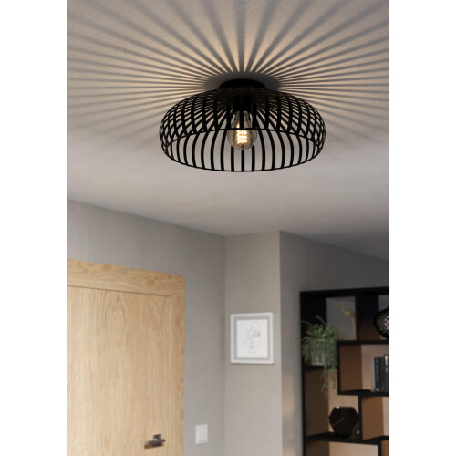 EGLO Eglo Ceiling Light Fixture Mogano 3, Flush-Mount Ceiling 2