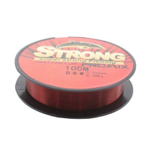100m Transparent Nylon Fishing Fishing Red Main Sub- Fishing Number 0.8 Red