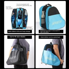 Roller Skating Bag Breathable Skates Storage Handbags Roller Skates Bag Roller Holder Skate Speed Skates Bag Red