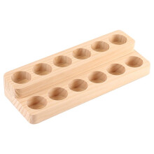 Essential Oil Storage Displaying Organizer Essential Oil Rack Hold 12Slots Bottle for Organizing Wood Material Handmade