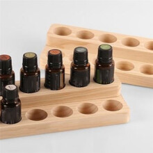 Essentiële Olie-Opslagorganizer, Displayorganizer voor Essentiële Oliën, Houder voor 12 Flessen, voor Het Organiseren van Houten Materialen,