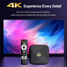 Banana TV X2 TV Box 2GB+8GB Android 14 BT5.0 4K UHD S905L3 2.4G/5G WiFi TV Box Set-Top Box US PLUG