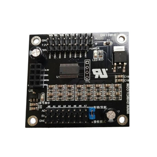 8 Way Servo Control Board Robotic Arm Control Board Ptz Control Knob Potentiometer Control Servo 2
