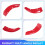 Car Front Bumper Lip Diffuser Splitters Body Kit Scratch Protector for  Charger Scat Pack 2015-2021 SRT 2015-2019 B 6