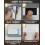 KALAHOL Under Cabinet Kitchen Lights 4 Pack, 4 Modes, USB Motion Sensor Cupboard Light, USB Type-C, Stepless Dimming, with Magnetic Sticker, for 6