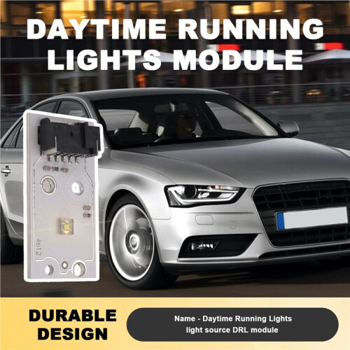 P121260 White LED Board Daytime Running Lights Source DRL Module for  A4 B8 2012-2015 Xenon Headlight DRL Module 1