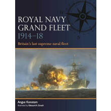 Royal Navy Grand Fleet 191418 by Angus Konstam Paperback Book