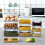 Refrigerator Storage Box Fridge Organizer Vegetable Fruit Boxes Drain Basket Storage Containers Pantry,Small 4
