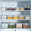 Refrigerator Storage Box Fridge Organizer Vegetable Fruit Boxes Drain Basket Storage Containers Pantry,Small 5