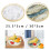 Round Household Simple Snack Dried Fruit Plate Small Dry Tea Table Tabletop Storage Light Luxury Marble Pattern Tray,B,L 2