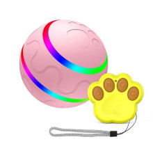 Interactive Dog ToysSmart Electric Pet Automatic Rolling Cat Dog Toys for Puppies/Small to Medium Dog with Remote-B