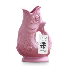 Wade Fish Jug, Handcrafted from Earthenware, Iconic UK Heritage, 1.2L, Pink, WA967803PNK