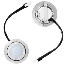 2pcs Range Hood Light Bulbs, Stainless Steel Range Hood LED Light Replacement Recessed Kitchen Range Hood Light Bulb DC 12V Range Hood Light for Kitc