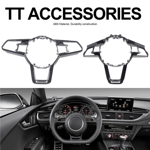 Car Steering Wheel Button Frame Replace for  TT Accessories
