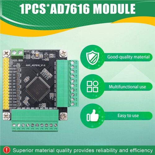 AD7616 Module 16 Channel 16 Bit High-Speed ADC Synchronous Data Acquisition Module 1MSPS Sampling Rate FPGA 1