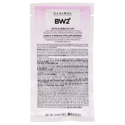 Clairol Clairol Basic White 2 Plus Aufhellungspulver für Damen und Herren – 28 g Pulver
