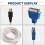 USB 2.0 to CN36 Parallel Printer Cable CN36 Converter 36Pin Port Adapter  for Computer PC 2