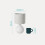 EGLO Eglo Textile Bedside lamp Bellariva 3, Ceramic Side Table 3