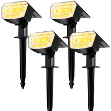 TECKNET Solar Spot Lights Outdoor Garden - 59 LEDs Garden
