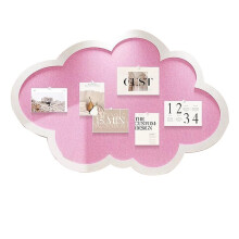 Cute Bulletin Board for Wall,Cloud Shape Cork Notice Board with Pushpins,Self Adhesive Memo Board(,80x50cm)